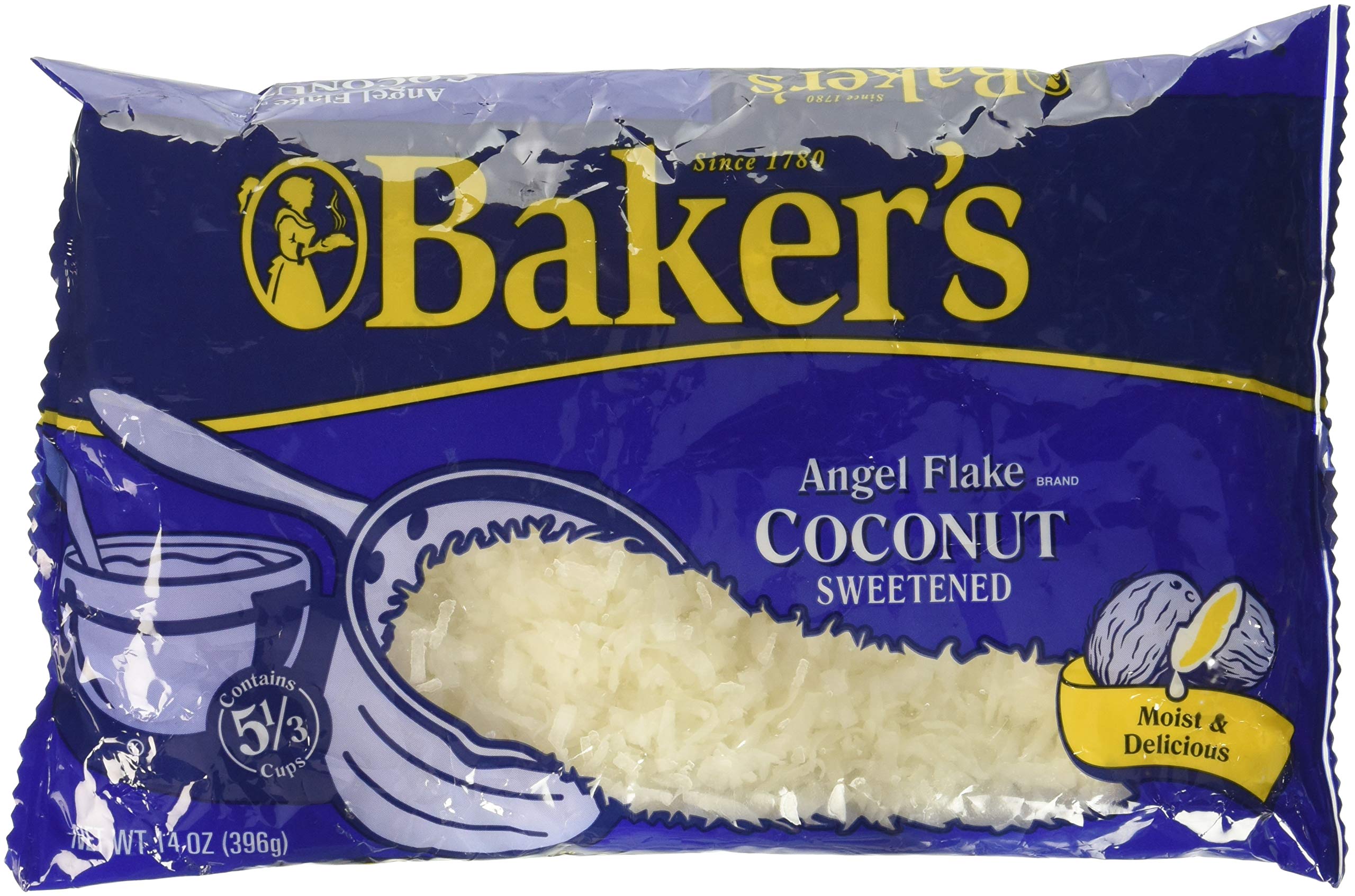 baker's angel flake coconut can